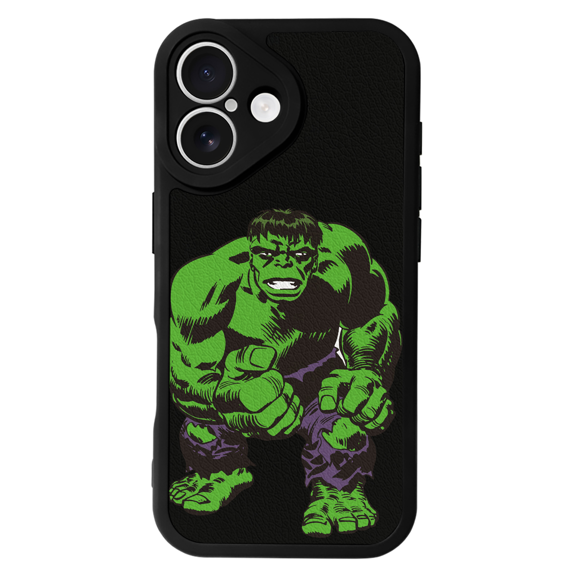 （画像用） アベンジャーズ The Avengers 【iPhone 16シリーズ対応】シリコンスマホケース（レザー調） 材質：シリコン